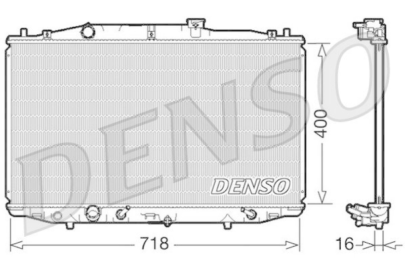 DENSO DRM40024 Kühler HONDA ACCORD VII (CL) 2.4 (CL9) (2003 - )