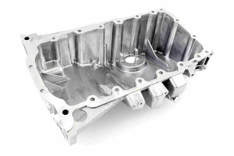 VAICO V10-3857 Ölwanne Aluminium, mit Bohrung für Ölstandsensor für VW