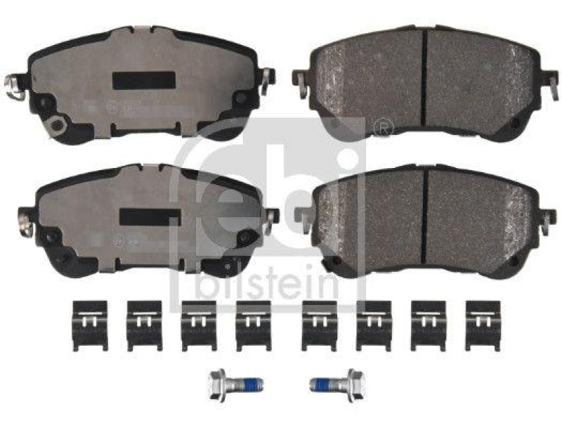 FEBI BILSTEIN 181251 Bremsbelagsatz mit Befestigungsmaterial für TOYOTA