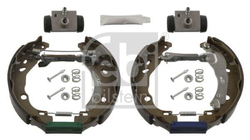 FEBI BILSTEIN 37239 Bremsbackensatz mit Anbaumaterial für Renault