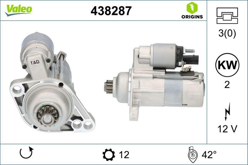 VALEO 438287 Starter Neu - ORIGINS