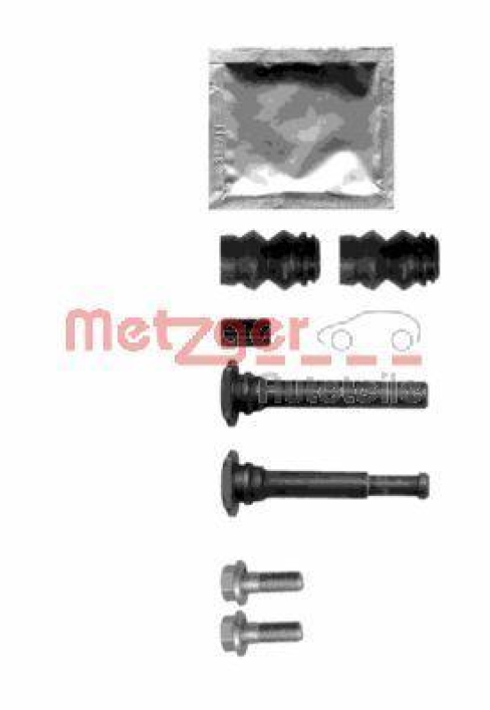 METZGER 113-1355X Führungshülsensatz, Bremssattel für CITROEN/FIAT/FORD/OPEL/PEUGEOT/RENAULT