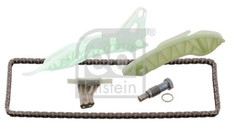 FEBI BILSTEIN 30345 Steuerkettensatz f&uuml;r Nockenwelle, mit Gleitschienen und Kettenspanner f&uuml;r Peugeot