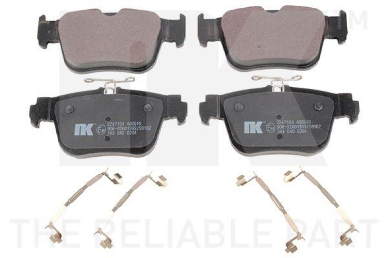 NK 2247164 Bremsbelagsatz, Scheibenbremse für AUDI, CUPRA, SEAT, SKODA, VW