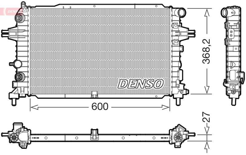 DENSO DRM20129 Kühler OPEL ZAFIRA / ZAFIRA FAMILY B (A05) 2.2 (05-12)