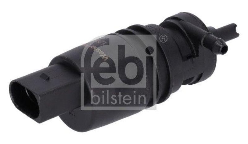 FEBI BILSTEIN 109290 Waschwasserpumpe für Scheiben- und Scheinwerferreinigungsanlage, mit Dichtring für NISSAN