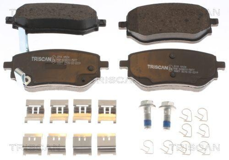 TRISCAN 8110 10124 Bremsbelag Hinten für Mercedes, Nissan