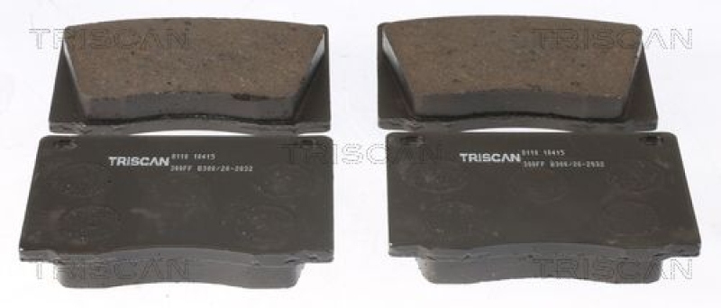 TRISCAN 8110 10415 Bremsbelag Vorne für Jaguar, Austin, Volvo