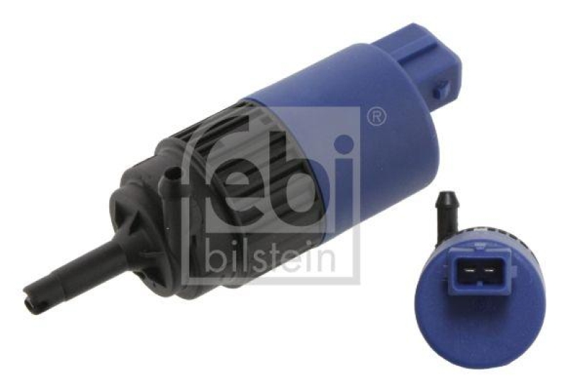 FEBI BILSTEIN 34862 Waschwasserpumpe für Scheibenreinigungsanlage, mit Dichtring für VOLVO