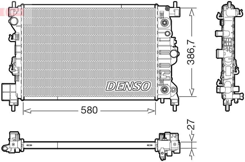 DENSO DRM20131 Kühler CHEVROLET TRAX 1.6 (12-)