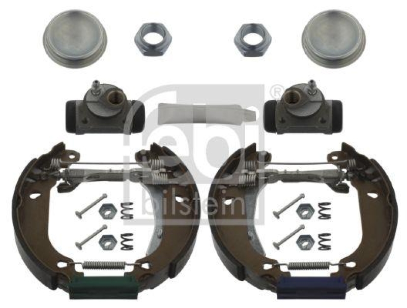 FEBI BILSTEIN 37494 Bremsbackensatz mit Anbaumaterial für Peugeot