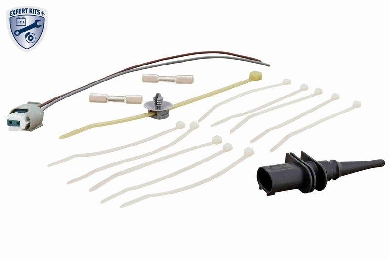 VEMO V20-72-0132 Sensor, Außentemperatur Reparatursatz 66 mm / 2-Polig / mit Dich für BMW