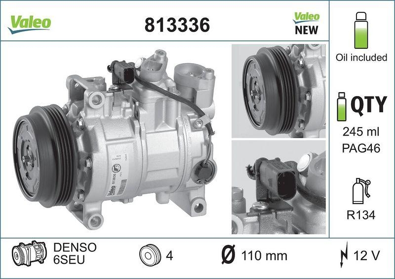 VALEO 813336 Kompressor AUDI A4, A6