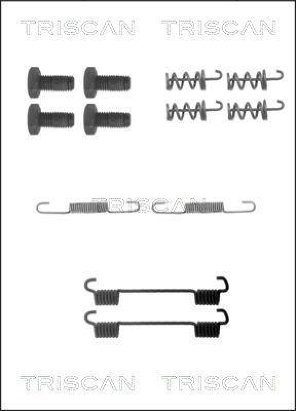 TRISCAN 8105 232299 Montagesatz F. Bremsbacken, Handbremse für Mercedes