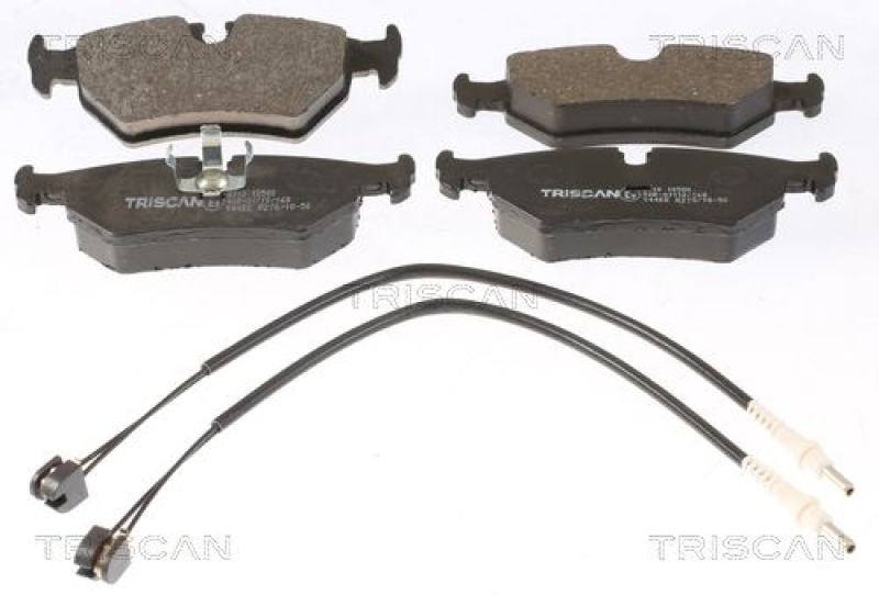 TRISCAN 8110 10500 Bremsbelag Hinten für Citroen, Fiat, Peugeot