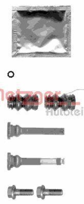 METZGER 113-1379X Führungshülsensatz, Bremssattel für OPEL/TOYOTA