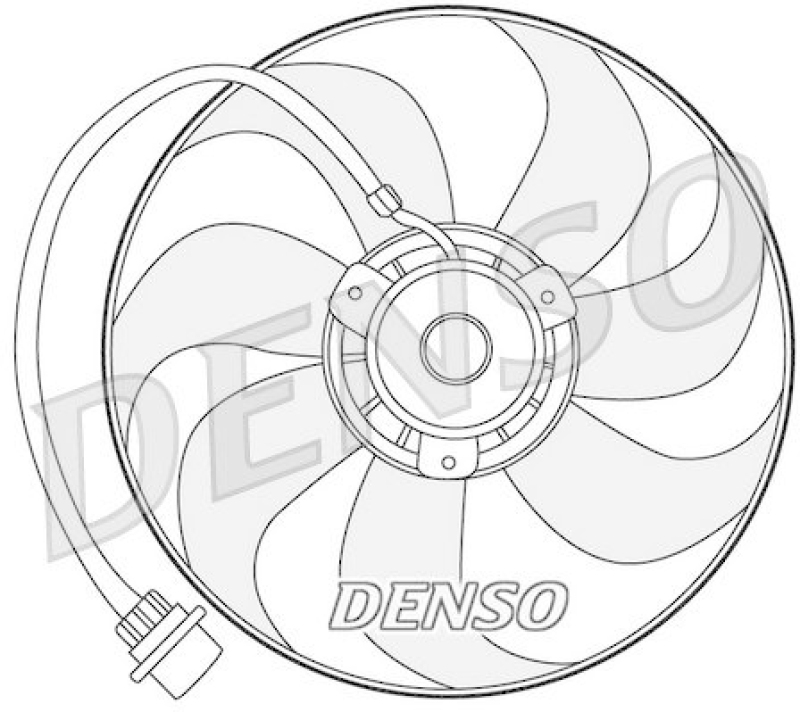 DENSO DER32001 Kühlerlüfter VW GOLF IV (1J1) 1.9 TDI (1997 - 2004)