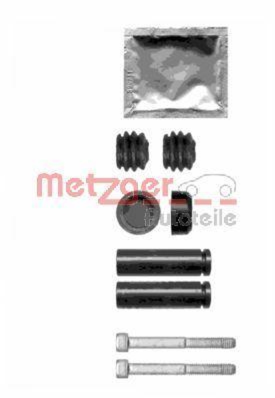 METZGER 113-1386X Führungshülsensatz, Bremssattel für CITROEN/FIAT/PEUGEOT