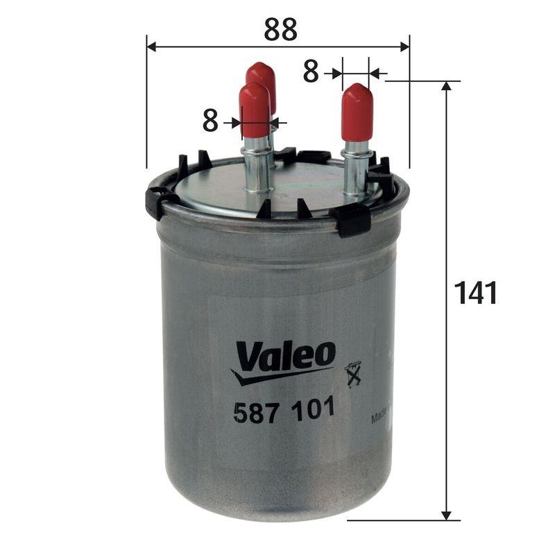 VALEO 587101 Kraftstofffilter, Diesel