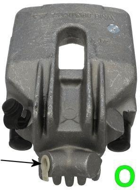 HELLA 8AC 355 384-961 Bremssattel für BMW 5 Touring (E39)