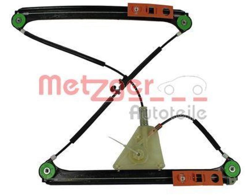 METZGER 2160327 Fensterheber Ohne Motor für AUDI vorne links