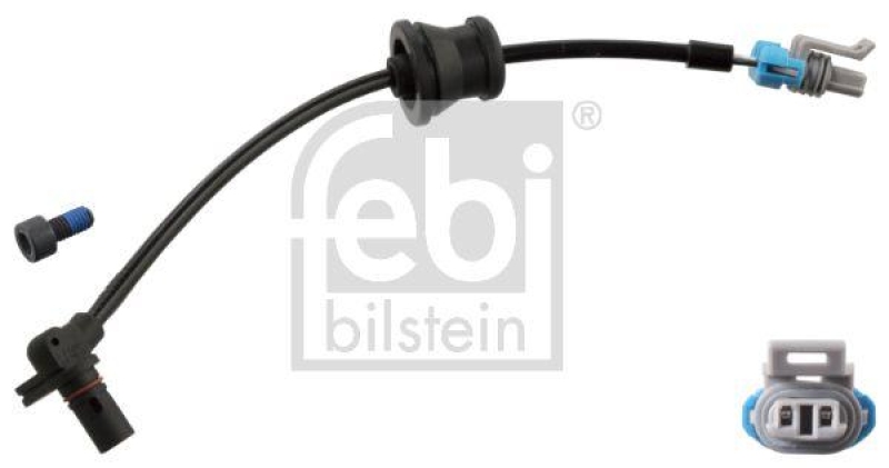 FEBI BILSTEIN 173672 ABS-Sensor mit Befestigungsschraube f&uuml;r Opel