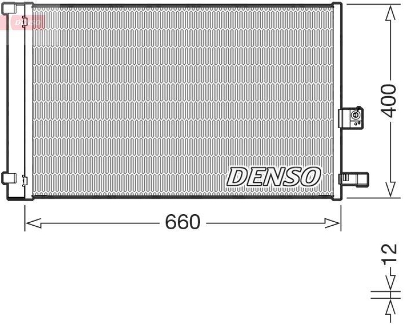 DENSO DCN05037 Kondensator A/C BMW X3 (G01) 20 xd (17-20)