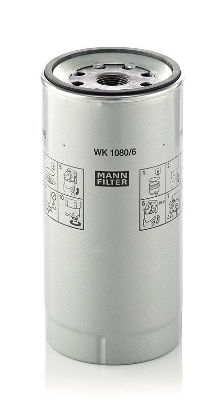 MANN-FILTER WK 1080/6 x Kraftstoffilter für Mercedes-Benz