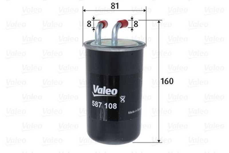 VALEO 587108 Kraftstofffilter, Diesel