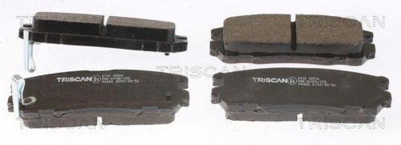 TRISCAN 8110 10516 Bremsbelag Hinten für Isuzu, Opel