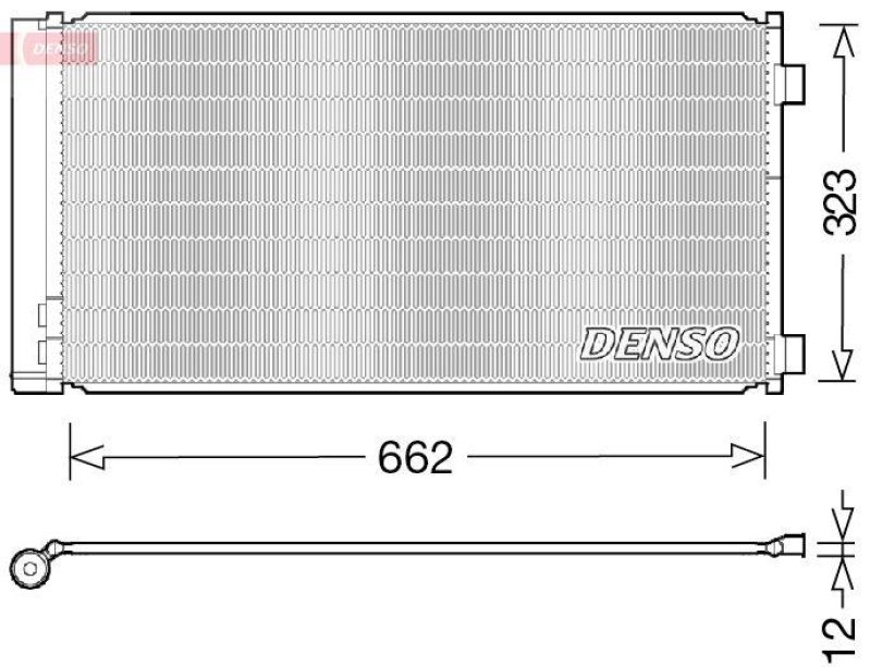 DENSO DCN05103 Kondensator MINI Countryman (R60) Cooper SD ALL4 2.0 (10-16)