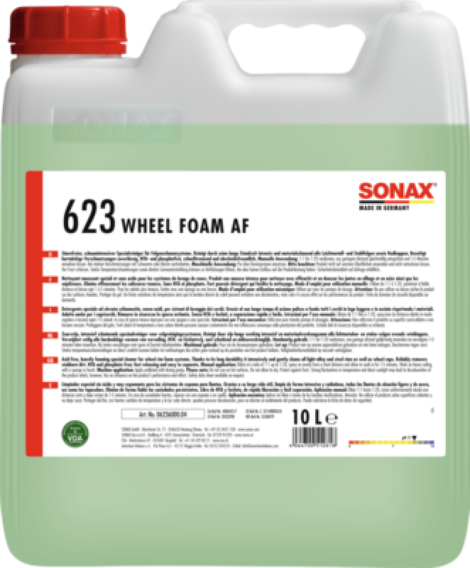 SONAX 06236000 Wheel Foam AF 10L