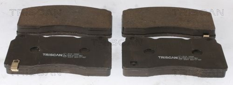 TRISCAN 8110 10582 Bremsbelag Vorne für Gm, Mitsubishi, Subaru