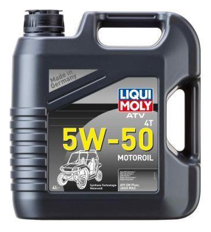 LIQUI MOLY 20738 Motoröl ATV 4T Motoroil 5W-50 Kanister 4 L