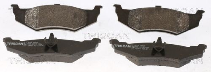 TRISCAN 8110 10520 Bremsbelag Hinten für Chrysler