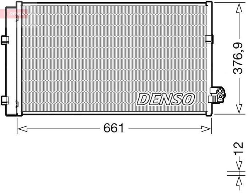 DENSO DCN05106 Kondensator A/C BMW 5 Touring (G31) 520 d (17-19)