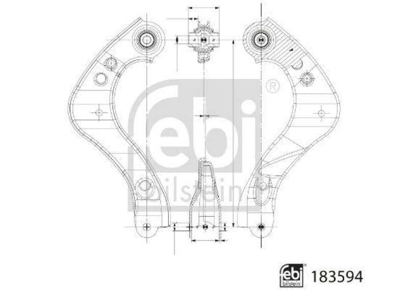 FEBI BILSTEIN 183594 Querlenker mit Lager für TOYOTA