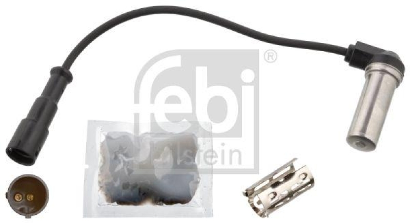 FEBI BILSTEIN 40478 ABS-Sensor mit Hülse und Fett für DAF