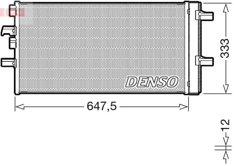 DENSO DCN05108 Kondensator A/C BMW 2 Active Tourer (F45) 218 i (14-)