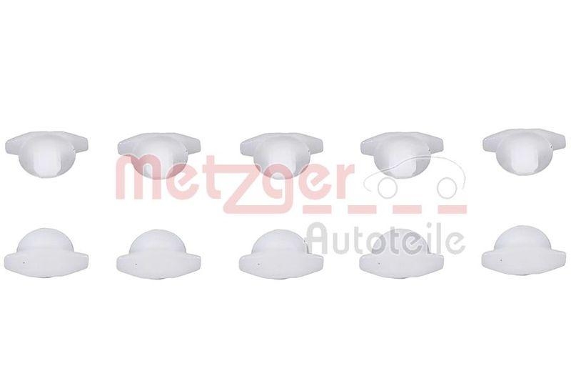 METZGER 2280081 Halteclipsatz, Innenraumverkleidung für CITROEN/MITSUBISHI/PEUGEOT INHALT 10 ST.