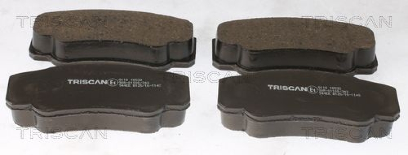 TRISCAN 8110 10533 Bremsbelag Hinten für Fiat, Peugeot