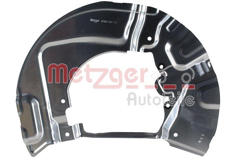 METZGER 6115031 Spritzblech, Bremsscheibe für BMW VA links