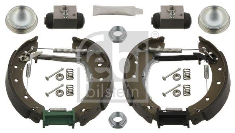 FEBI BILSTEIN 37524 Bremsbackensatz mit Anbaumaterial für Peugeot