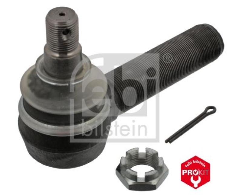 FEBI BILSTEIN 43445 Spurstangenendstück mit Kronenmutter und Splint für DAF