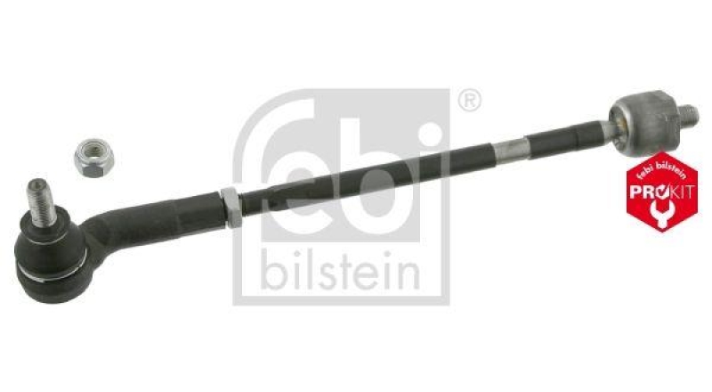 FEBI BILSTEIN 26120 Spurstange mit Endst&uuml;ck und Sicherungsmutter f&uuml;r VW-Audi