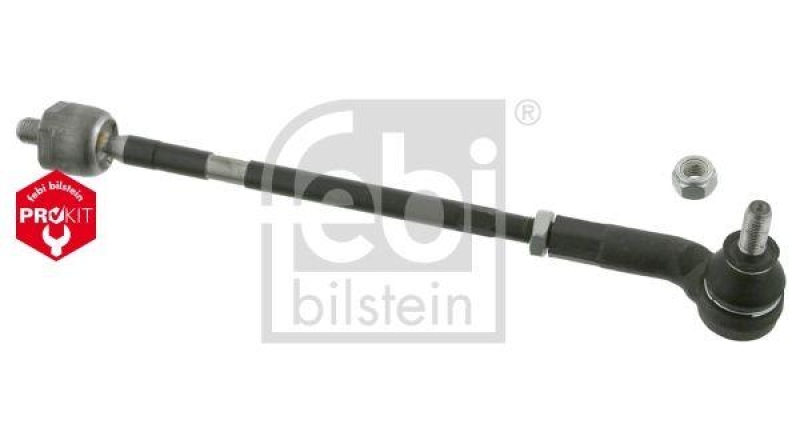 FEBI BILSTEIN 26121 Spurstange mit Endstück und Sicherungsmutter für VW-Audi