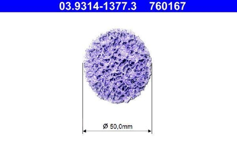 ATE 03.9314-1377.3 Reinigungsset Purp.50