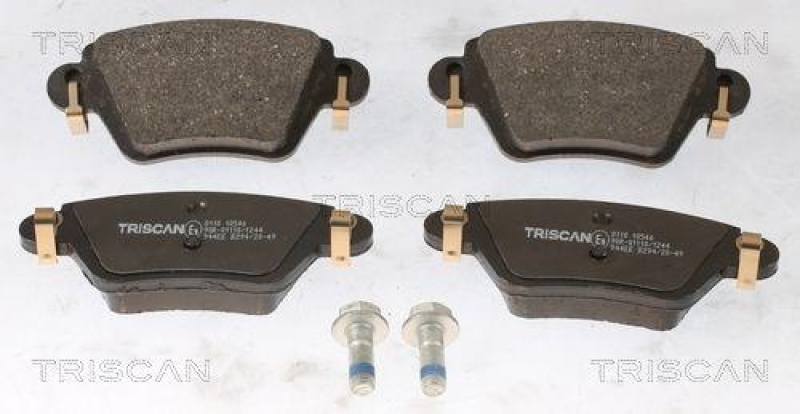 TRISCAN 8110 10546 Bremsbelag Hinten für Nissan, Renault