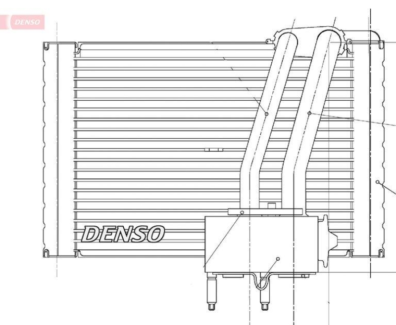 DENSO DEV07005 Verdampfer A/C FIAT SCUDO Box (270_) 2.0 D Multijet BJ: 2007 -