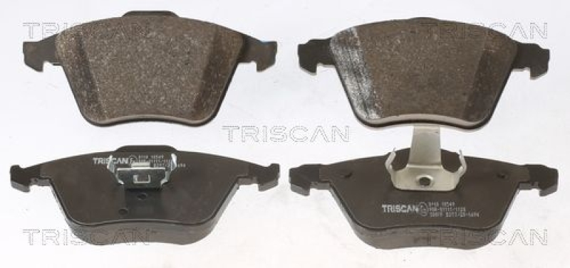 TRISCAN 8110 10549 Bremsbelag Vorne für Opel, Volvo